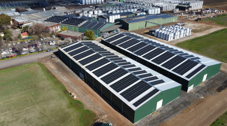 Commercial Solar Inverters » Solar De Bortoli Wines Solar Installation by SCE Energy Solutions