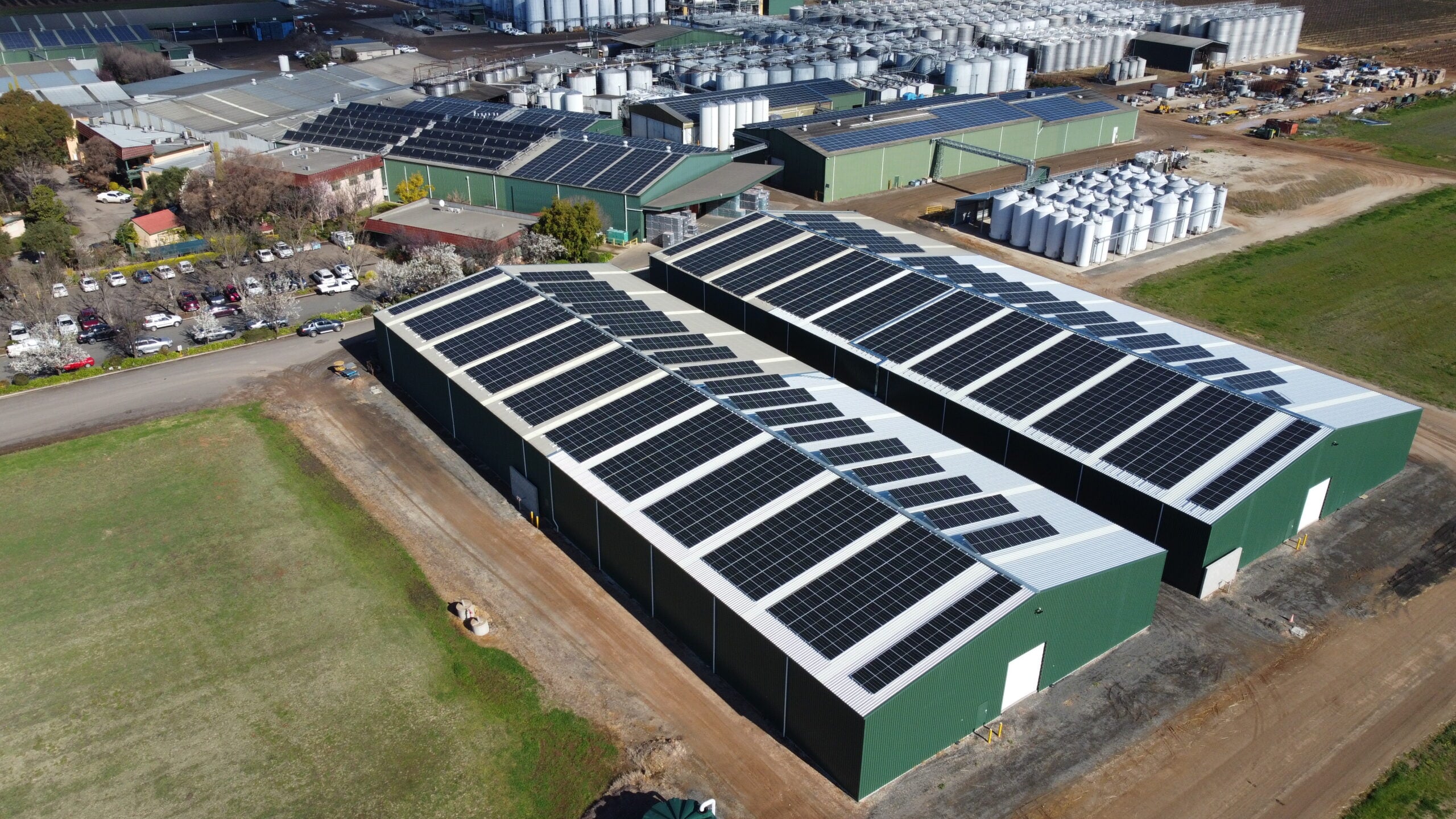 Commercial Solar Inverters » Rebates De Bortoli Wines Solar Installation by SCE Energy Solutions